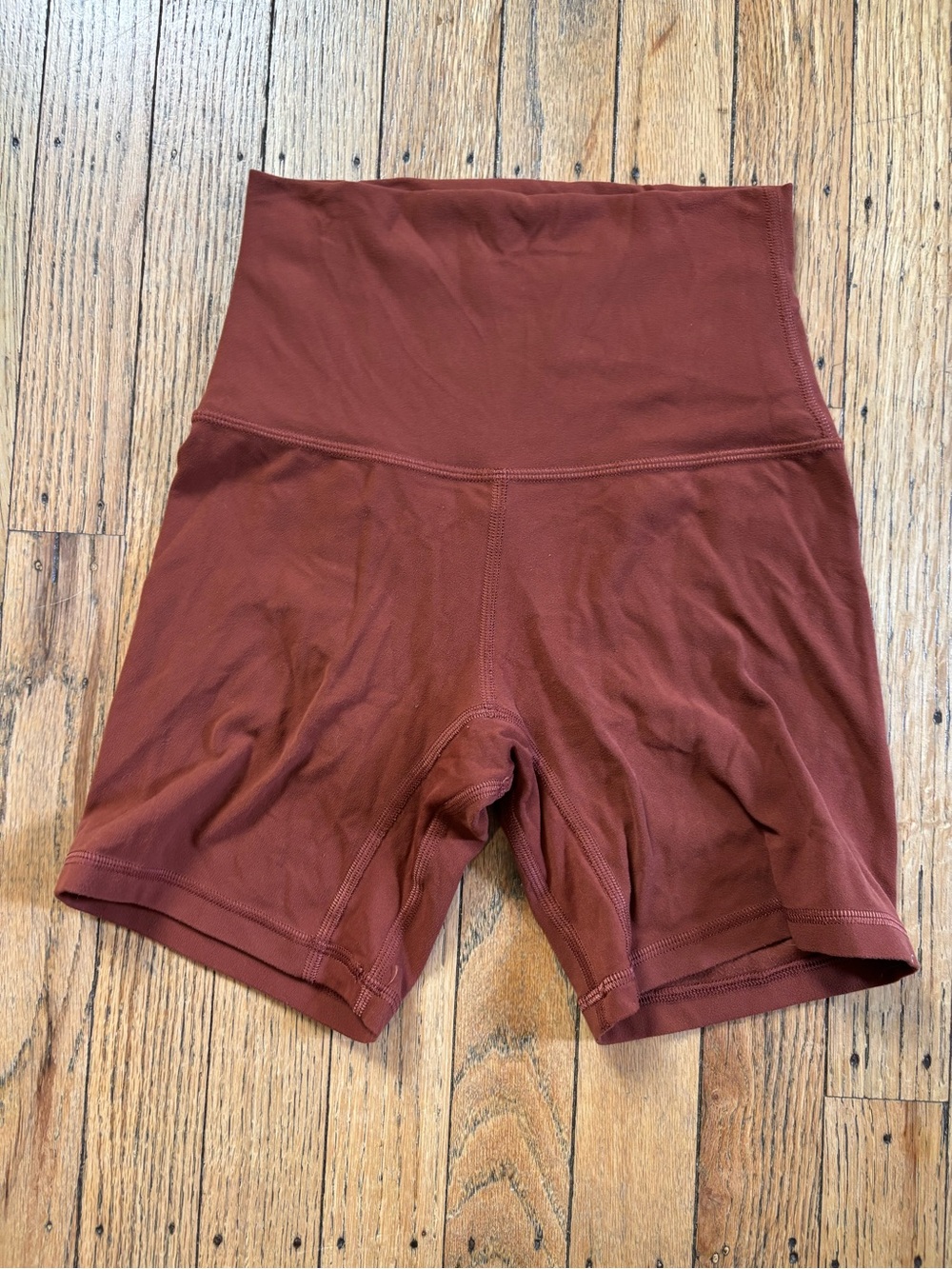lululemon athletica High-Rise Bike Shorts - Rust